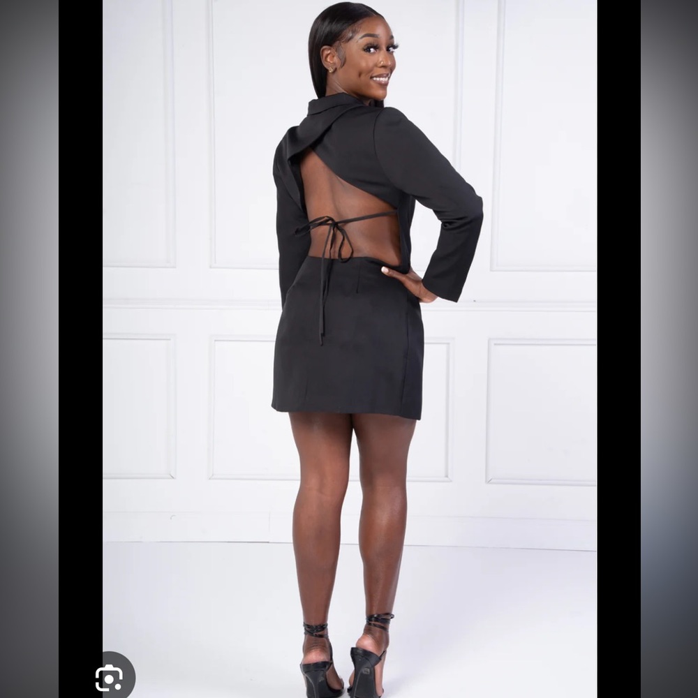 Elegant Brown Mini Dress